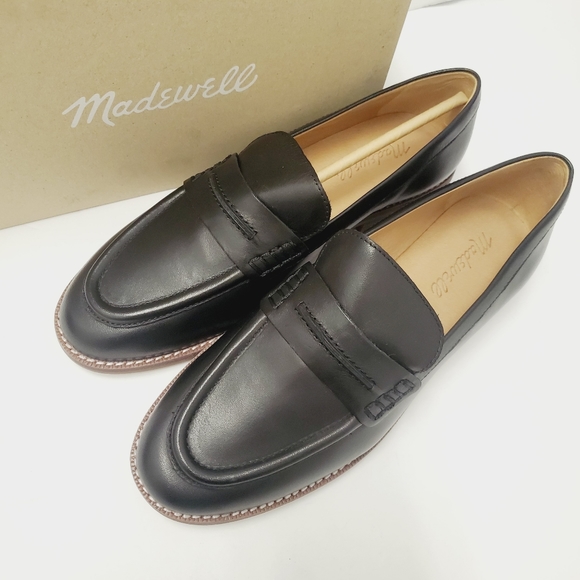 Madewell The Elinor Loafer Black Shoes - Picture 3 of 11